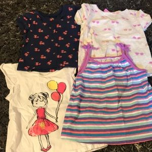 Summer girls shirt lot